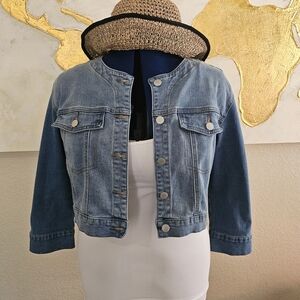 SHEIN Blue Denim Jean Jacket